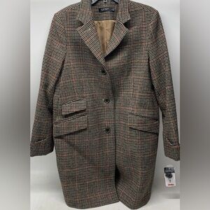 Ralph Lauren Black Label plaid Trench Coat